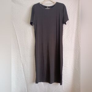 🛍️3/$10🛍️ Forever 21 Elegant Black Midi Dress XL